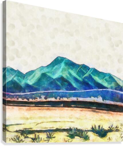 Emerald Mountain Canvas Print