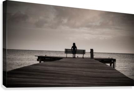 Sitting Canvas Print