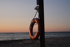 Lifebuoy at Cypremort Point Beach - LA