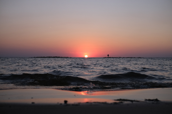Sunset at Cypremort Point Beach - LA Print