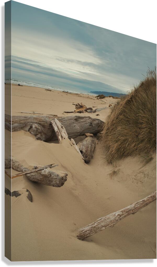 Siuslaw North Jetty 3 - Florence Oregon  Canvas Print