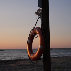 Lifebuoy at Cypremort Point Beach - LA