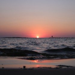 Sunset at Cypremort Point Beach - LA