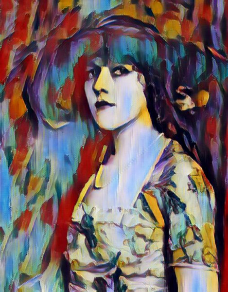 Film Actress Mary Pickford  Art Painting   by Invitation Of Creation