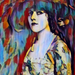 Film Actress Mary Pickford  Art Painting  