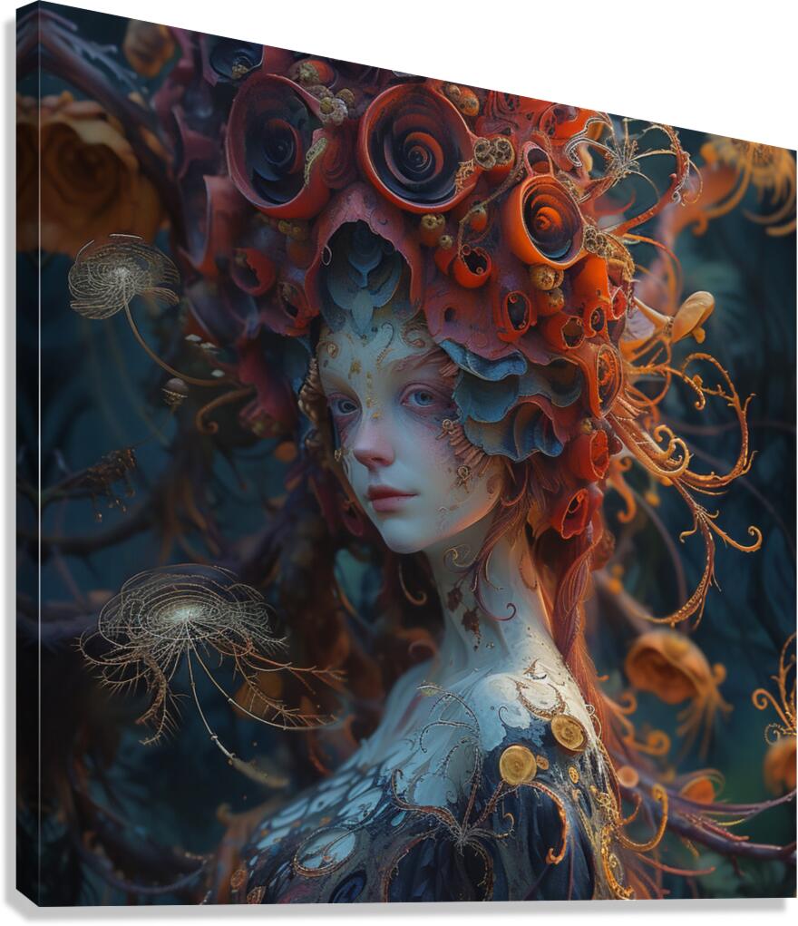 THE RED QUEEN Canvas Print