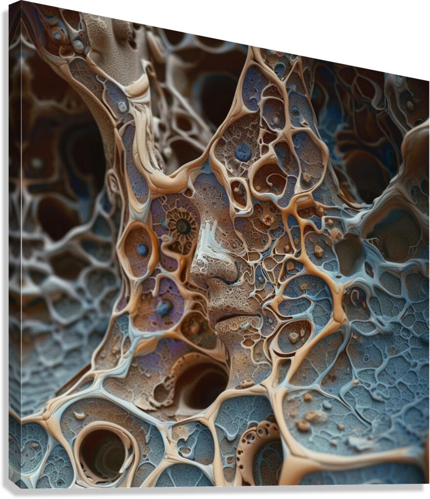 THE HIDDEN FACE Canvas Print