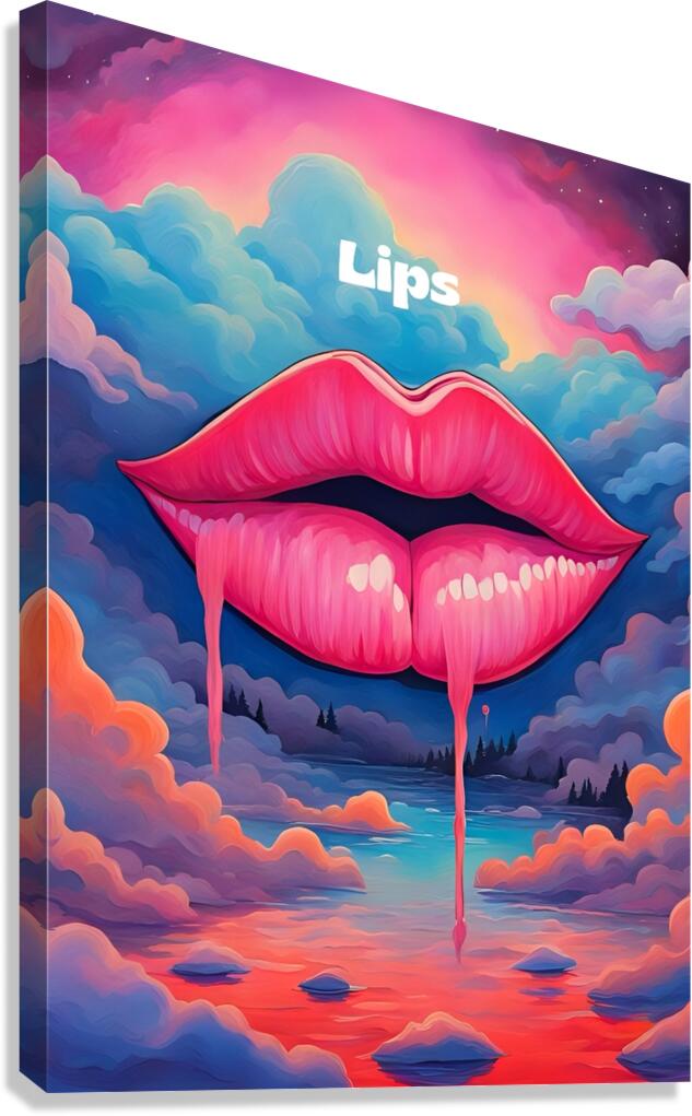 LIPS Canvas Print