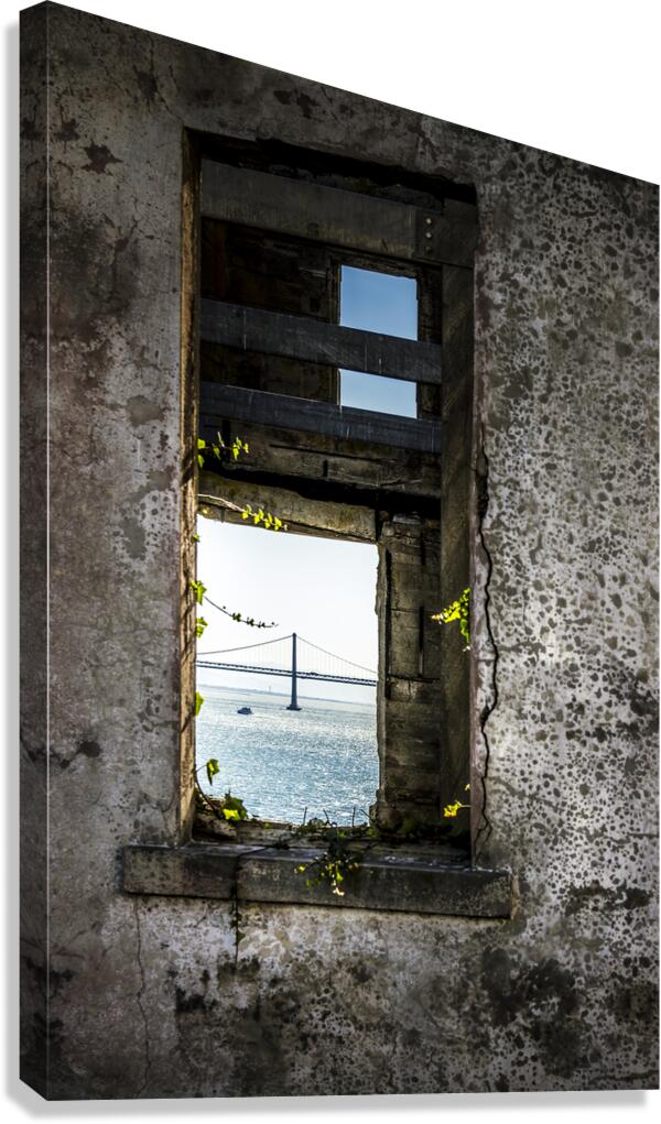 Golden Gate Bridge from Alcatraz 26 Canvas Print