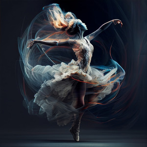 Magical dancer in motion  2