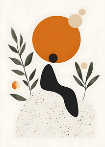 Abstract Flowers Woman 211