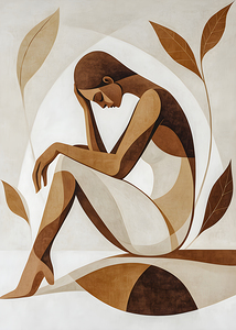 Abstract Flowers Woman 243