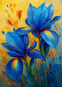 Abstract Flowers 343
