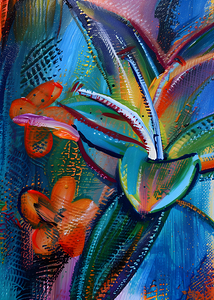 Abstract Flowers 350