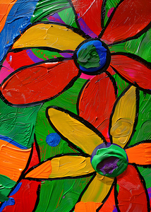 Abstract Flowers 347