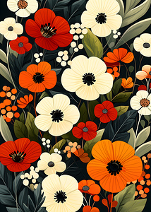 Abstract Flowers 195