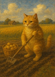 Harvest Whiskers: The Potato Farmer by Atomic Joe