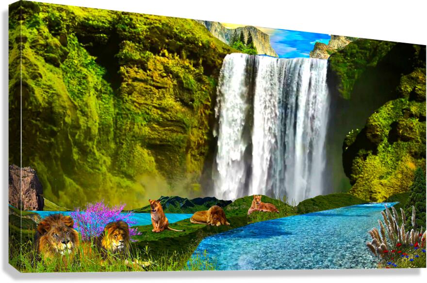 LION PRIDE Canvas Print