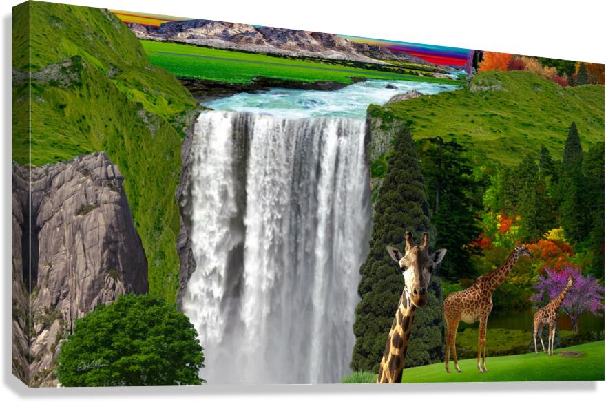 GIRAFFES Canvas Print