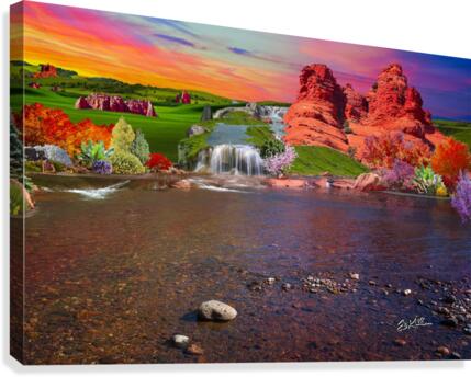 ROCK RIVER Canvas Print