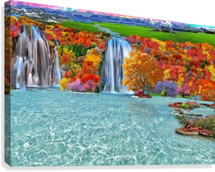 GREAT FALLS Canvas Print