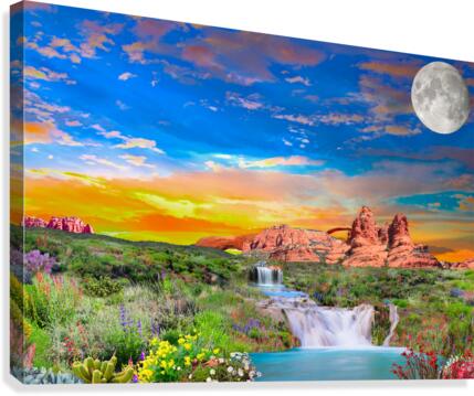 DESERT ARCHES Canvas Print