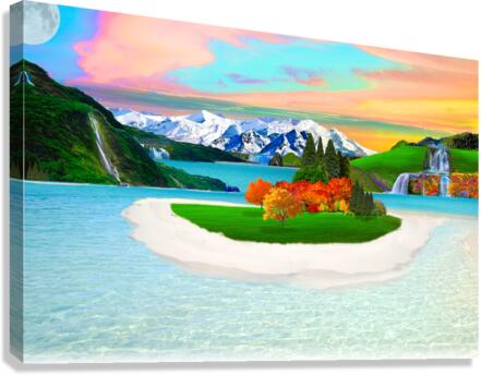 WATER FALLS Canvas Print