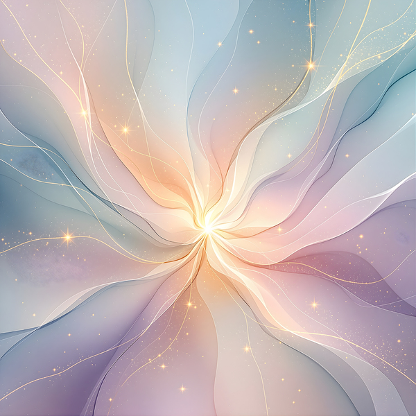 Ethereal Pulse: Dreamy Contemporary Abstract Art with Soft Motion and Glowing Hues by HASAG