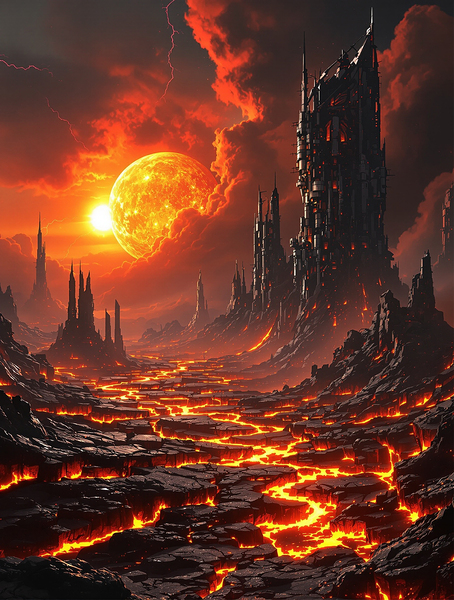 Post-Apocalyptic Inferno Artwork by HASAG