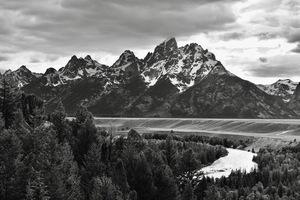 Tetons above Buffalo Fork