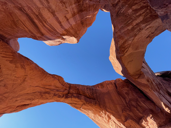 Double Arch Upward View Print