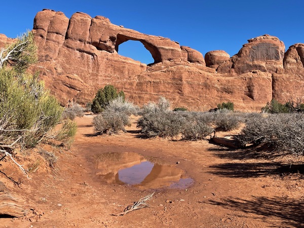 Skyline Arch Reflection Print