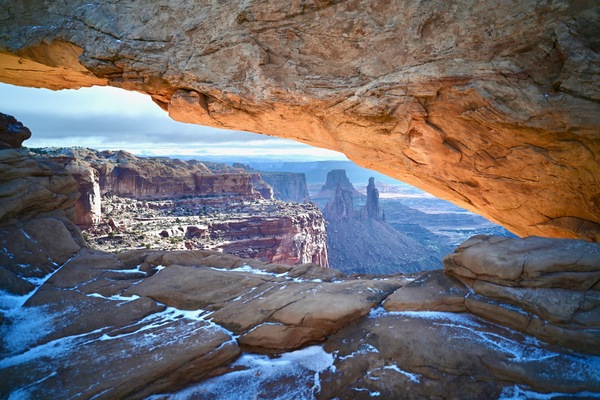 Mesa Arch Winter Right Side Print