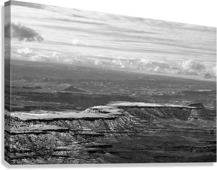 Green River Overlook Winter Canvas Print
