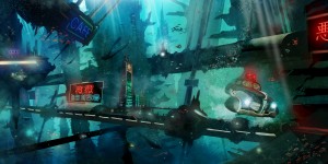 Future Noir - Abyss City by Luis F  Peres