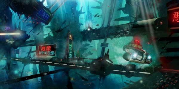 Future Noir - Abyss City Print