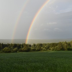 A rainbow after the storm