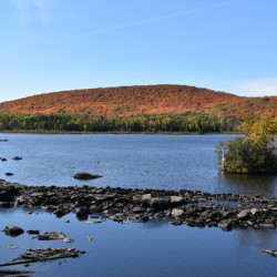 The lake in autumn