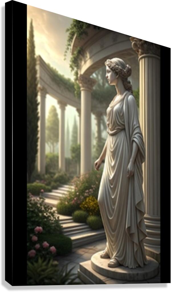 Marble Muse – Timeless Elegance in Art 1 Canvas Print
