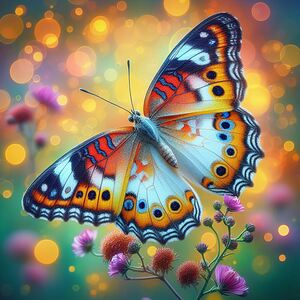 un decor de papillon