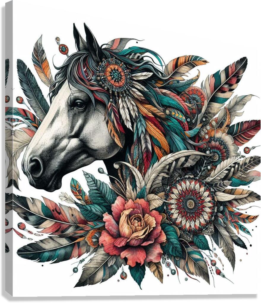 cheval art Canvas Print