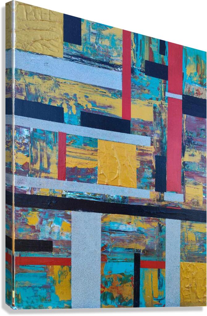 Structured Harmony Canvas Print