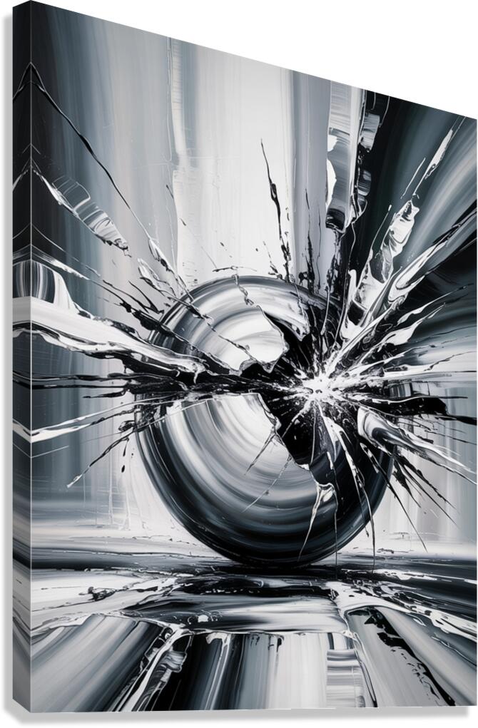 When the Silence Breaks Canvas Print