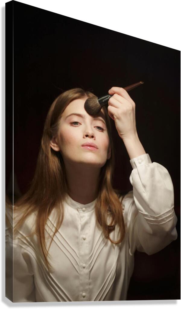 Actress Getting Ready Canvas Print