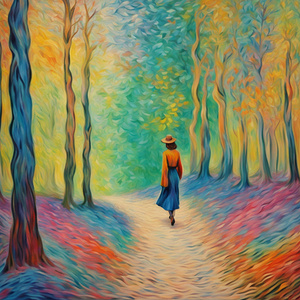 Walking through the forest 2