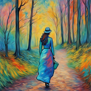 Walking through the forest 57