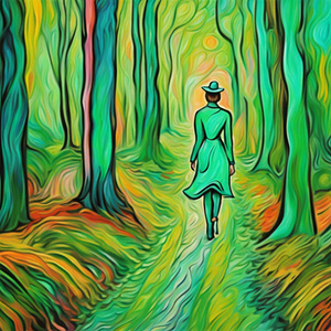 Walking through the forest 47