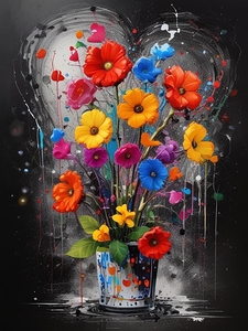 Colorful splash art 18