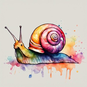 Rainbow  Snail 3