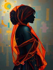 The veiled silhouette 44